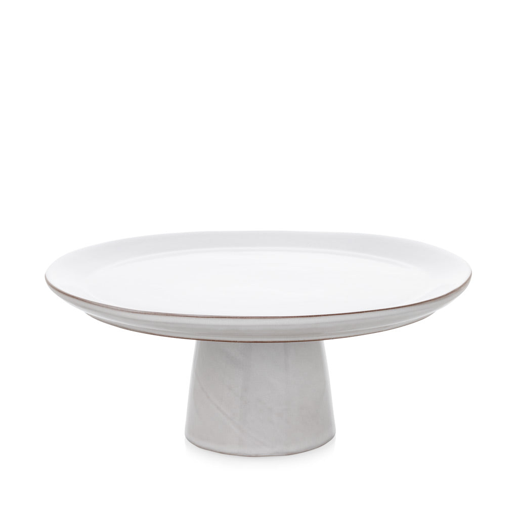 Large Stone Gray Cake Stand