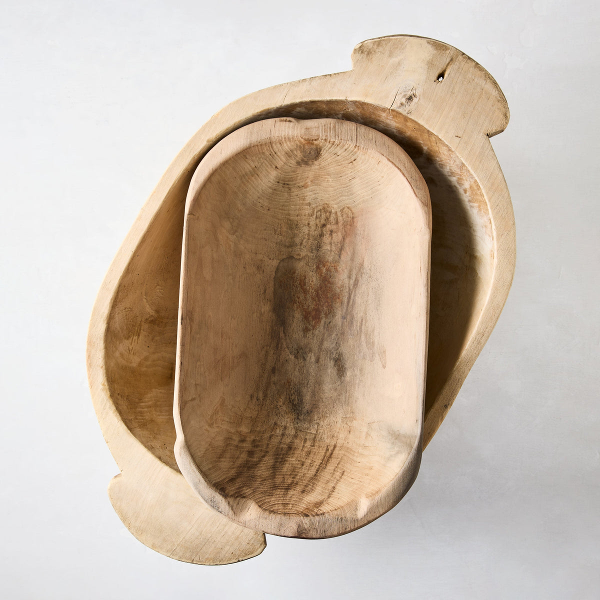 Large Vintage Wood Bowl