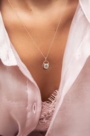 Medium Timekeeper Birthstone Pendant