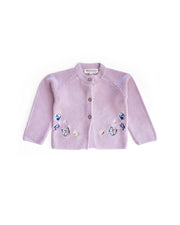 Baby Embroidered Butterfly Knit Cardigan