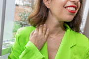 Pavé Diamond Initial Earring