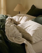 Linen Pillowcase Set (Bone)
