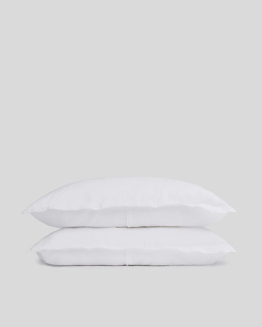 Linen Sham Set (White)