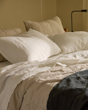 Linen Top Sheet - White