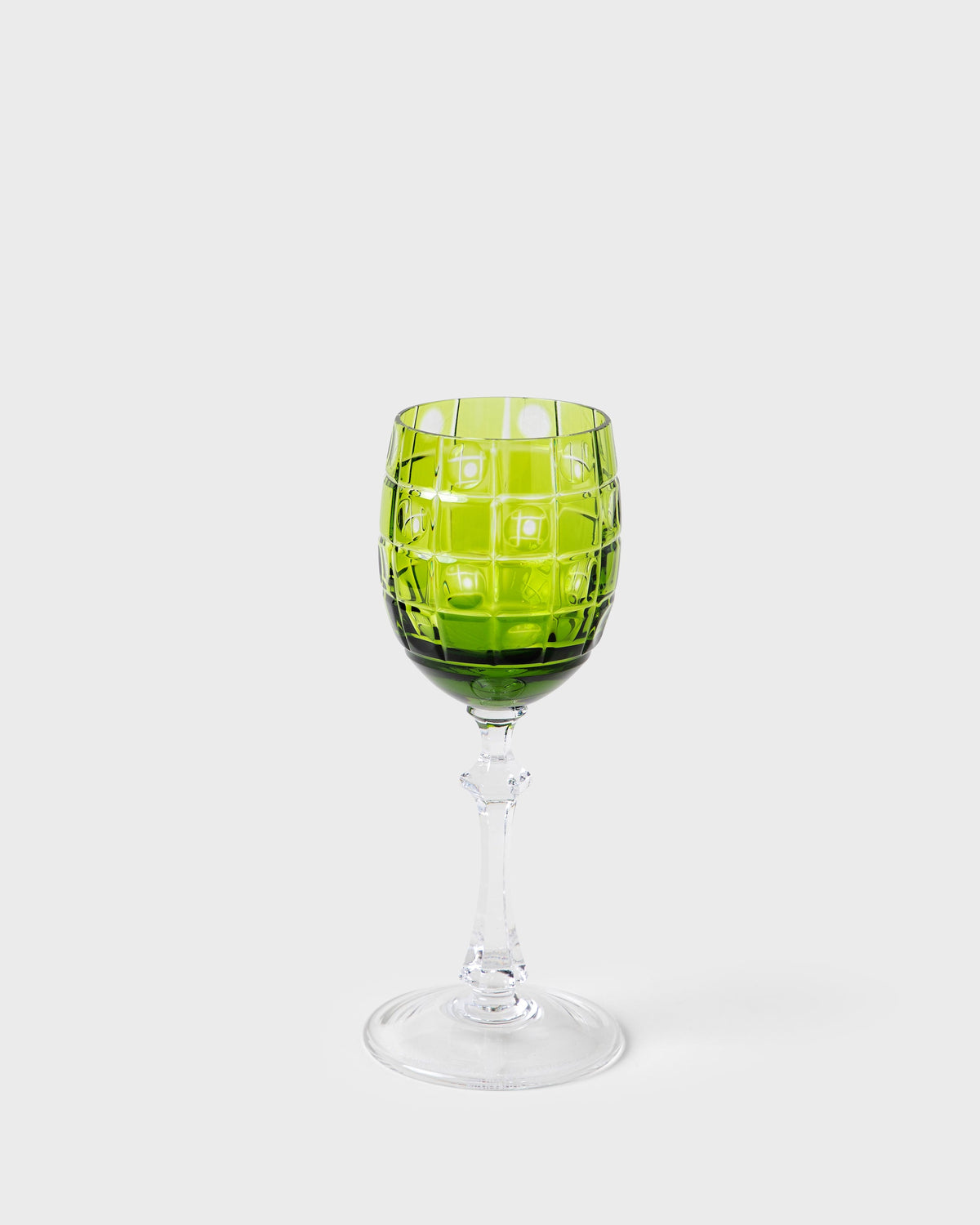 Liquor Glass Jacaranda Green