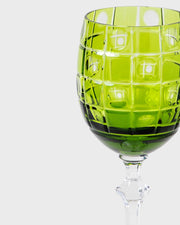 Liquor Glass Jacaranda Green
