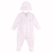 Sweet Roses Embroidery Set 2 Pieces | Baby Girl