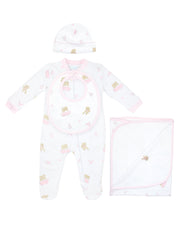 Pet Spa Printed Set 4 Pieces | Baby Girl