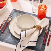 Matte White Stoneware Bowl