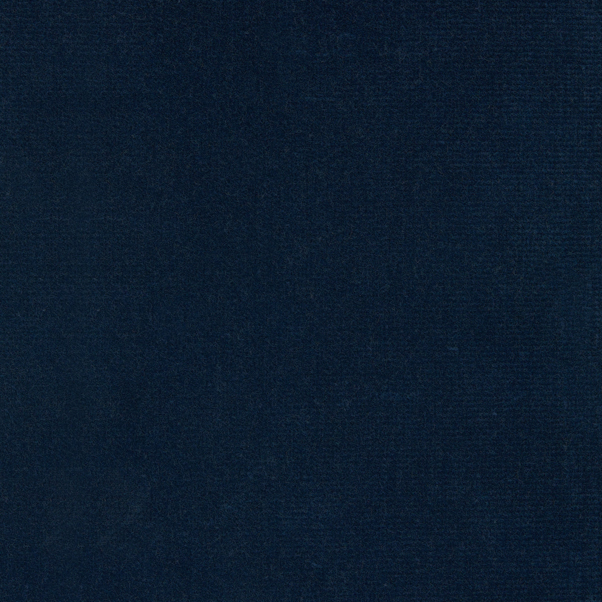 Midnight Blue Wide Velvet and Linen Stripe Throw Pillow