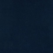 Midnight Blue Wide Velvet and Linen Stripe Throw Pillow