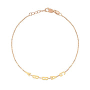 Mini Mini Letter Bracelet
