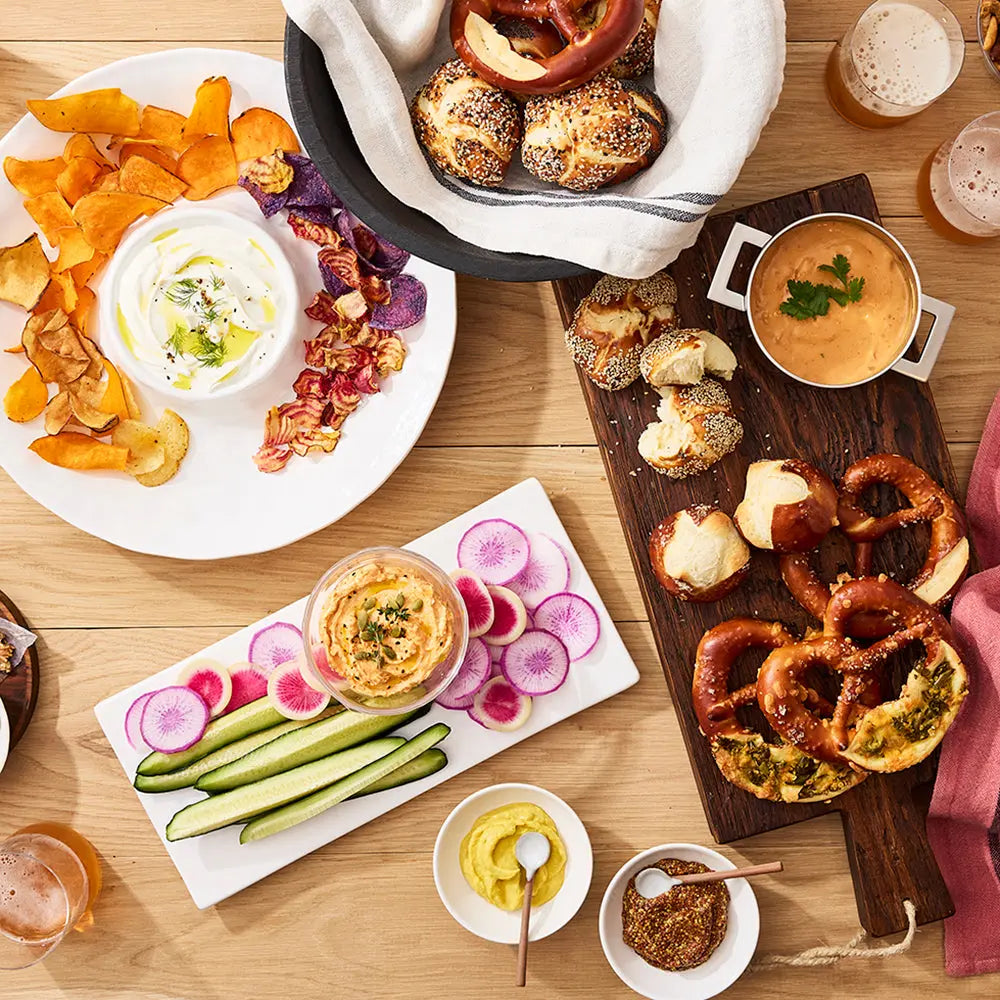 Modern Rectangular Ceramic Serving Platter