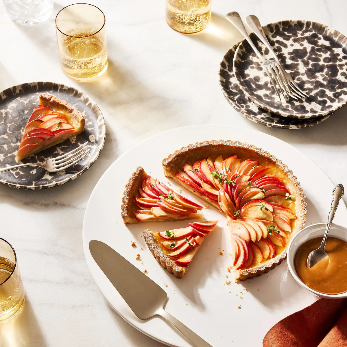 Modern Round Ceramic Serving Platter