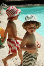 Asnou Swim Shorts in Stripe Verti