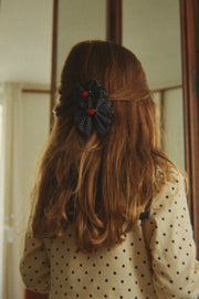 Rose Bow Hair Clips – Set of 2
