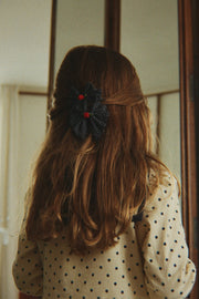 Rose Bow Hair Clips – Set of 2