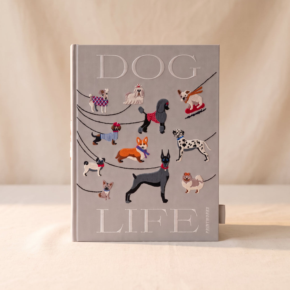 Embroidered Photo Album, Dogs