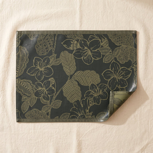 Coated Placemat, Sulawesi Fleurs