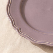 Lavender Stoneware Dinner Plate