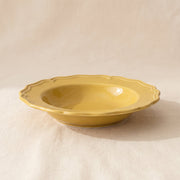 Dijon Yellow Stoneware Low Bowl
