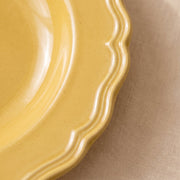 Dijon Yellow Stoneware Low Bowl