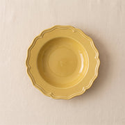 Dijon Yellow Stoneware Low Bowl