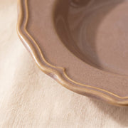 Lavender Stoneware Low Bowl