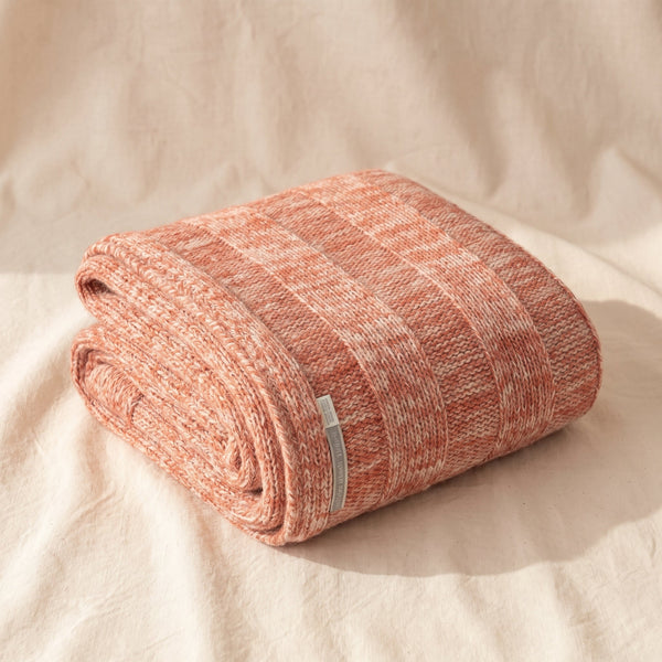Cable Knit Baby Alpaca Throw