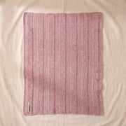 Cable Knit Baby Alpaca Throw