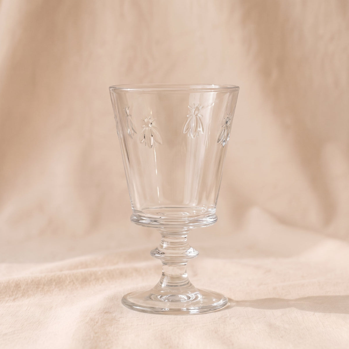 Bee Water Glass, Clear