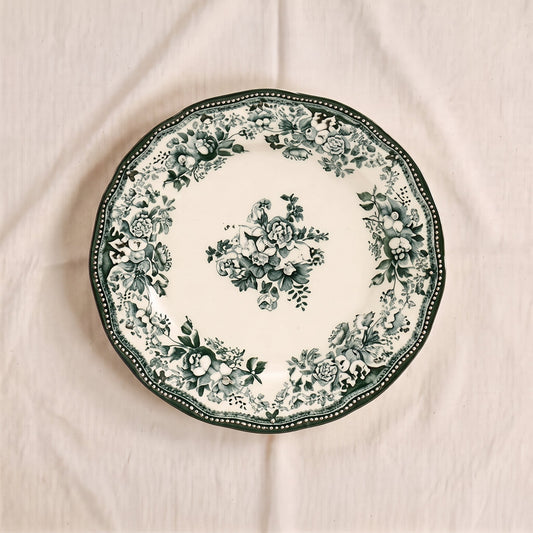 Artichoke Green Stoneware Dessert Plate