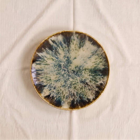 Reactive Enamel Porcelain Dessert Plate