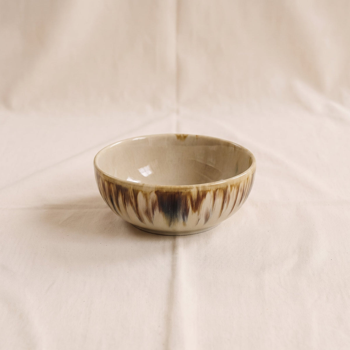 Reactive Enamel Porcelain Small Bowl