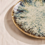 Reactive Enamel Porcelain Dinner Plate