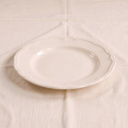 Chalk White Stoneware Dessert Plate