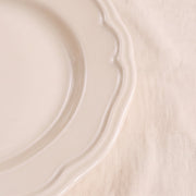 Chalk White Stoneware Dessert Plate