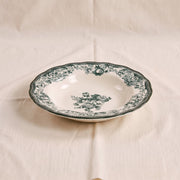 Artichoke Green Stoneware Low Bowl