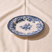 French Blue Stoneware Dessert Plate