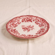 Washed Burgundy Stoneware Dessert Plate