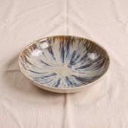 Reactive Enamel Porcelain Low Bowl