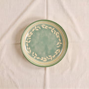 Green Faience Sauce Dish