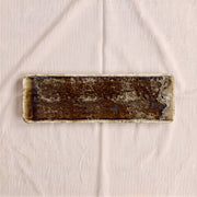 Molten Brown Porcelain Plate