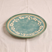 Green Faience Dinner Plate