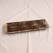 Molten Brown Porcelain Plate