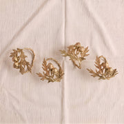 Acorn & Oak Napkin Rings, Set of 4
