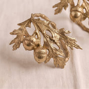 Acorn & Oak Napkin Rings, Set of 4