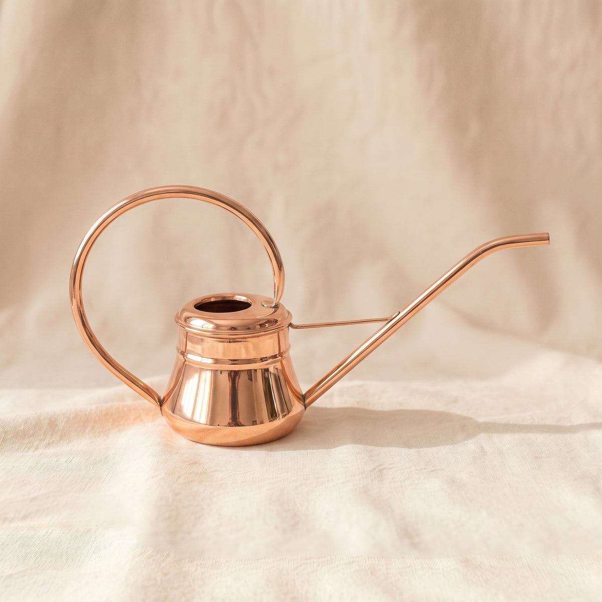 High-Shine Copper Watering Can