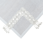 Hand Crochet Whisper Napkins 18" x 18" (Set of 4)