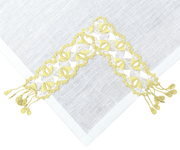 Hand Crochet Whisper Napkins 18" x 18" (Set of 4)